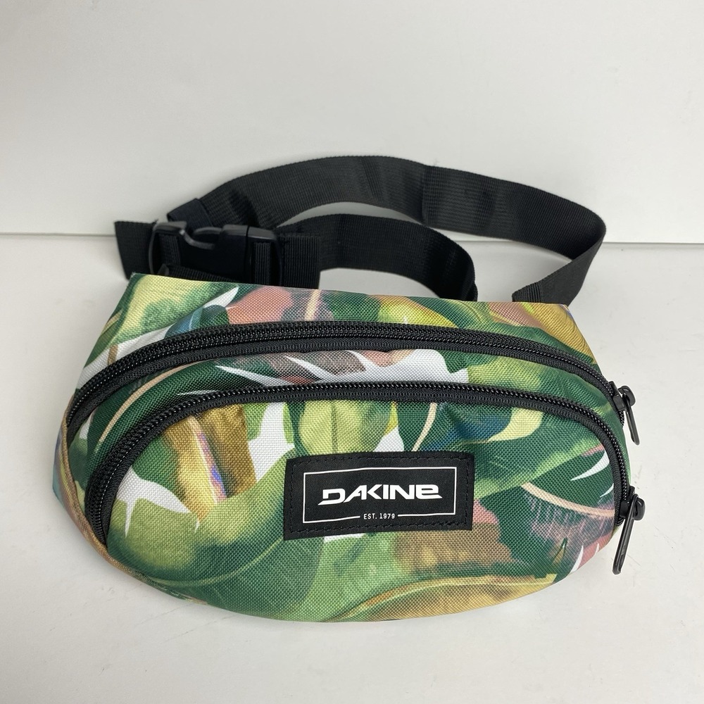 Dakine Tropical Green White Palm Waist Pack Crossbody Fannypack
